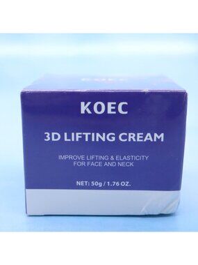 KOEC 3D Lifting Cream 50g For Face & Neck Lifting/Elasticity Exp 12/30 Sealed